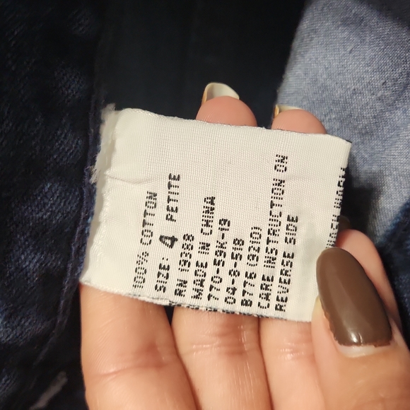 Vintage Brittania High Rise Tapered Leg Dark Blue Wash "Mom" Jeans - Picture 13 of 16